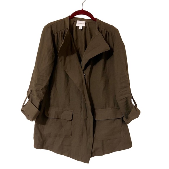 Womens Size S Nine West Green Utility Coat - Picture 1 of 5